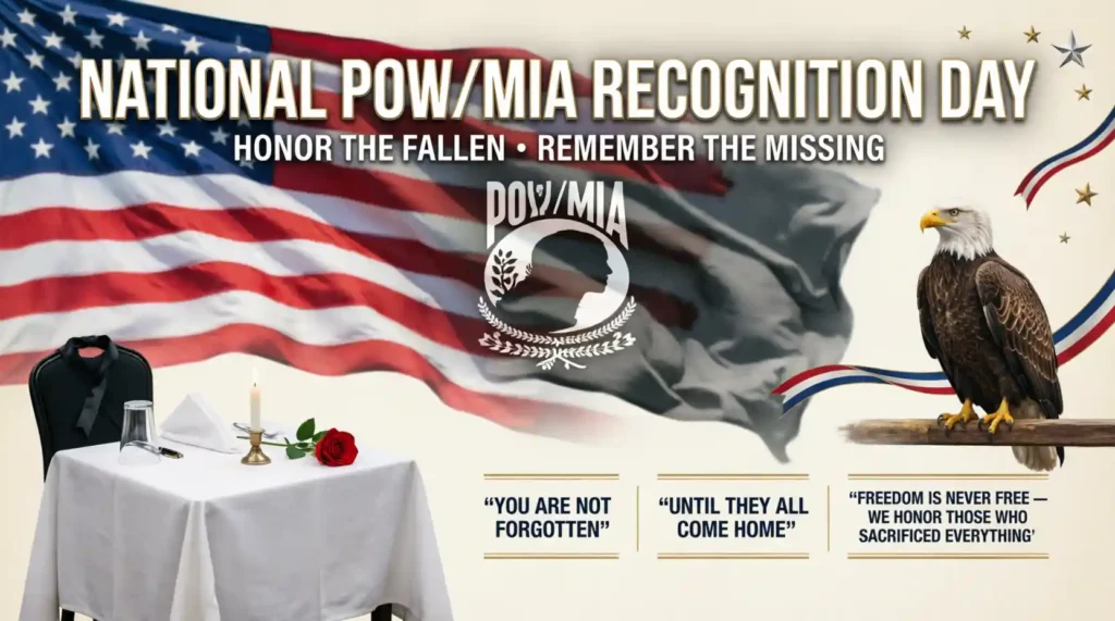 🇺🇸 Patriotic National POW MIA Recognition Day Quotes