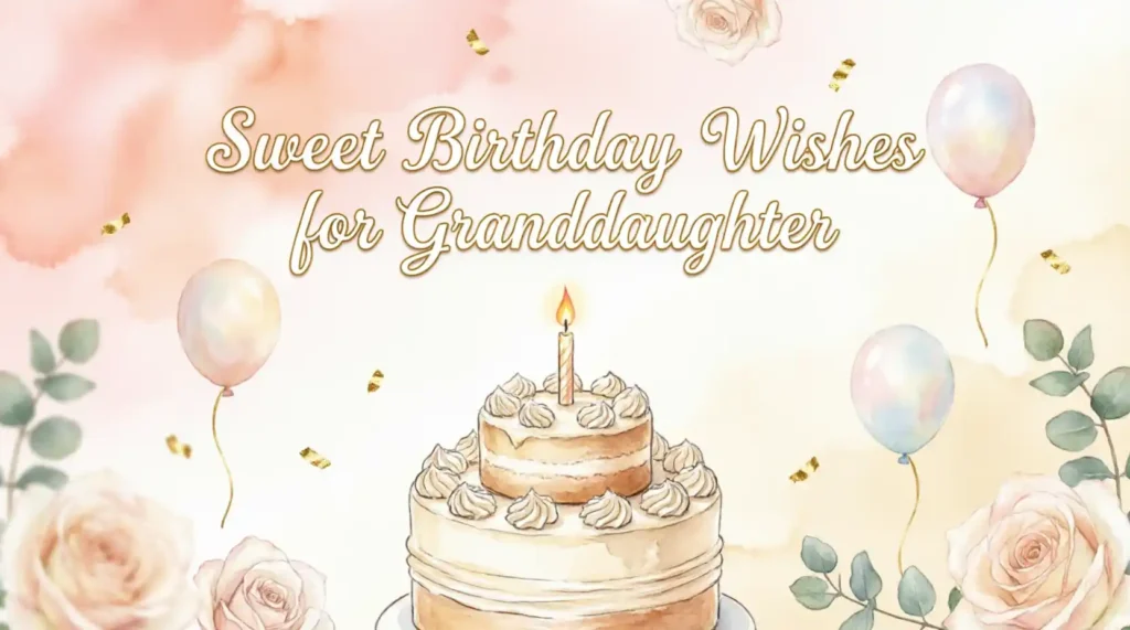Sweet Birthday Wishes for Granddaughter