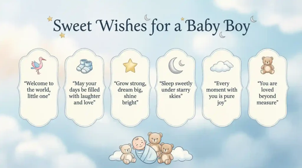 Sweet Wishes for a Baby Boy