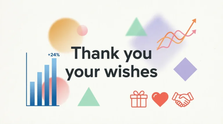 thank you for your wishes