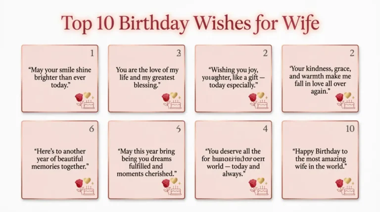 top 10 birthday wishes for wife